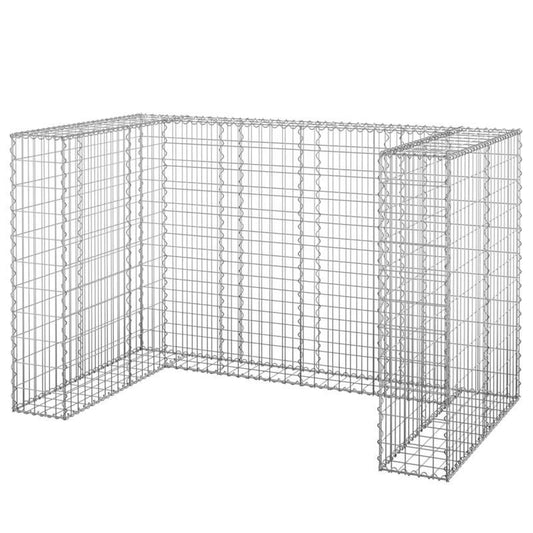 Afvalbak – Prullenbak – Afvalemmer – Vuilnisbak – Afvalcontainer – Gegalvaniseerd Staal – Groot Formaat 180x100x110 cm