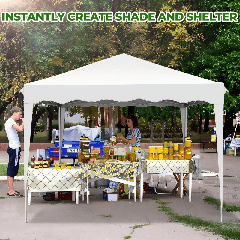 Partytent – Paviljoen – Gazebo – Feesttent – Tuintent – Opvouwbaar – Waterdicht – UV-bescherming 50+ – 3x3 meter – Hoogte Verstelbaar