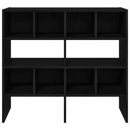 Shoe Racks 2pcs Stackable 89.5X30X40 Cm Black Oak Color Durable And Easy to Assemble, Keep Your Shoes Organized And Within Reach with Our Shoe Racks.
