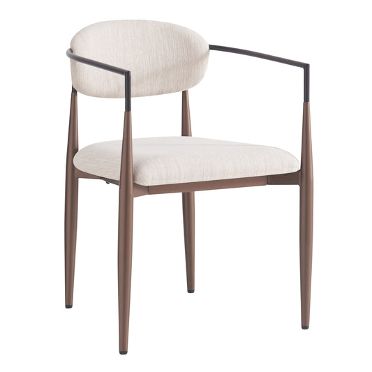 2pcs Modern Dining & Cosmetic Chairs with Adjustable Footrest - Ergonomic Design, High-Quality Linen Fabric, Metal Frame, Brown, Easy Assembly, No Power Needed, Perfect for Home or Office Use, Office Chair, Minimalist Chair,