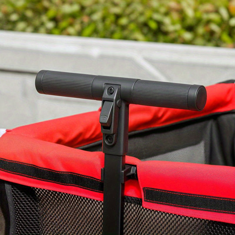 Hondenbuggy – Huisdierenwagen – Wandelwagen – Dierenbuggy – Opvouwbare Buggy – Geschikt tot 30 kg – Lichtgewicht Ademend Mesh