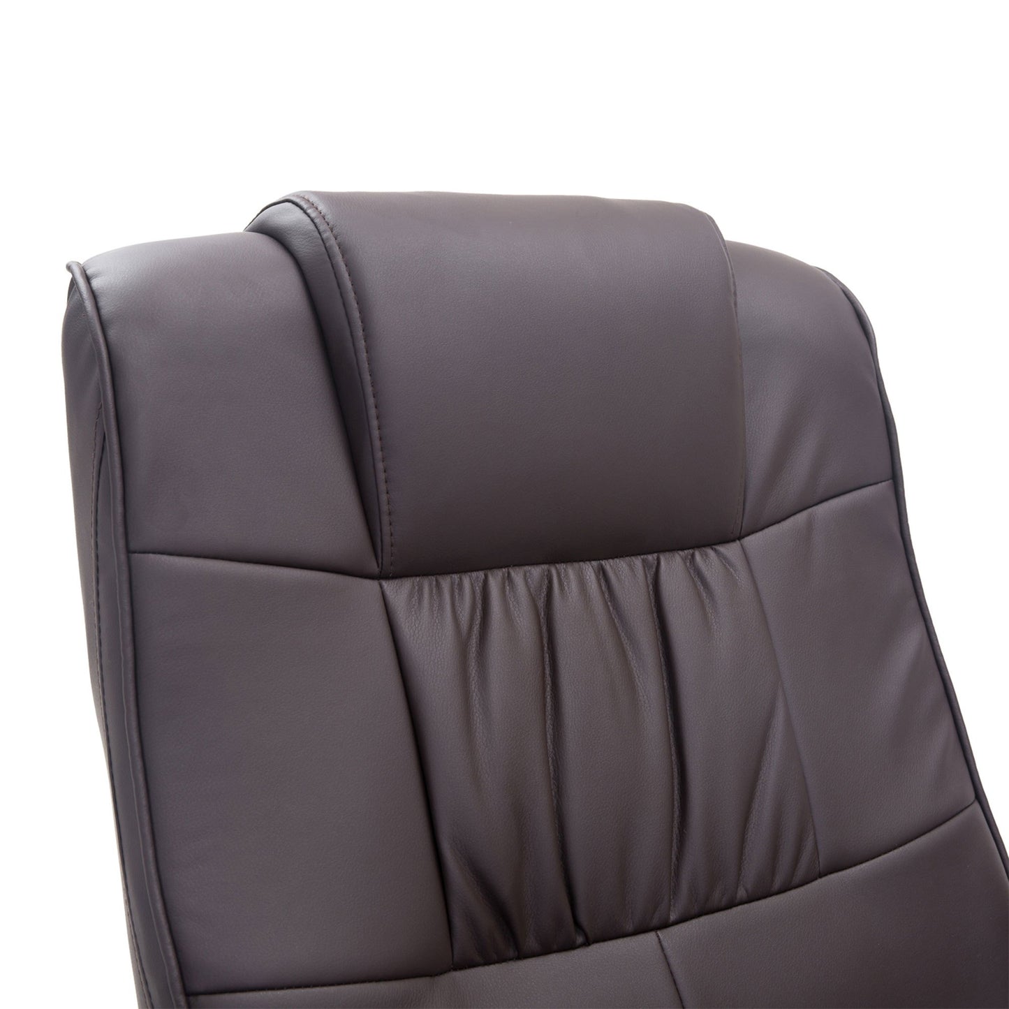 Massagestoel – Relaxstoel – Ontspanningsstoel – Vibratiestoel – Massagefauteuil – Bruin – 10 Vibratiepunten – Afstandsbediening