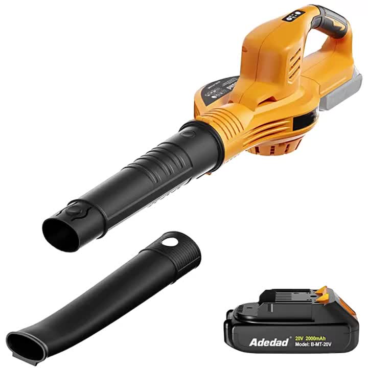 Bladblazer – Bladblazer Draadloos – Bladblazer Elektrisch – Bladblazer Tuingereedschap – Bladblazer Accu – 2 x 21V Lithium Batterijen – Instelbare Blaassnelheid