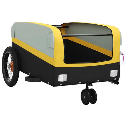 Fietskar – Fietsaanhanger – Bagagekar – Lastenkar – Aanhangwagen – 30 kg Draagvermogen – Stabiel IJzeren Frame