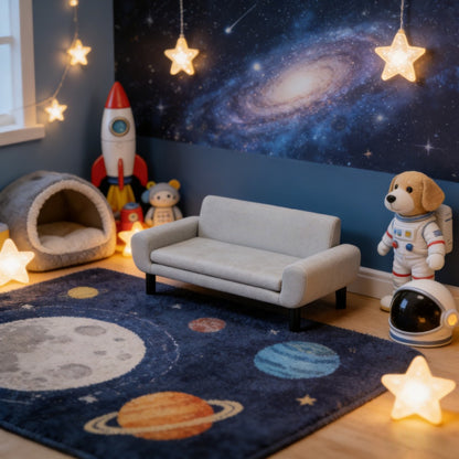Dog bed light grey 100x54x33cm velvet Spacious, easy to clean, suitable for all seasons, removable, temporary.