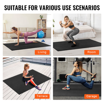 Yogamat – Fitnessmat – Sportmat – Pilatesmat – Trainingsmat – Extra Groot 213x152 cm – Antislip PVC Materiaal