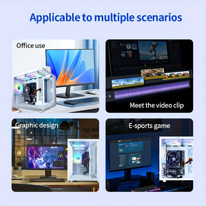 Gaming PC – Highperformance Pc – Gaming Computer – Compact Desktop – Moderne Desktop – AMD Ryzen 5 5600GT Processor – 16GB DDR4 RAM & 1000GB NVMe SSD