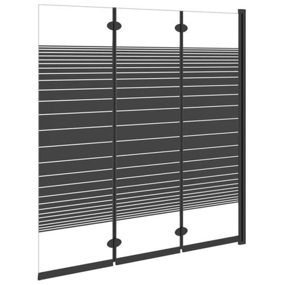 Badscherm 3 Panelen – Douchewand – Badwand – Opvouwbaar Scherm – Privacy Scherm – Metalen Frame – Waterafstotende Stof – Compact & Lichtgewicht