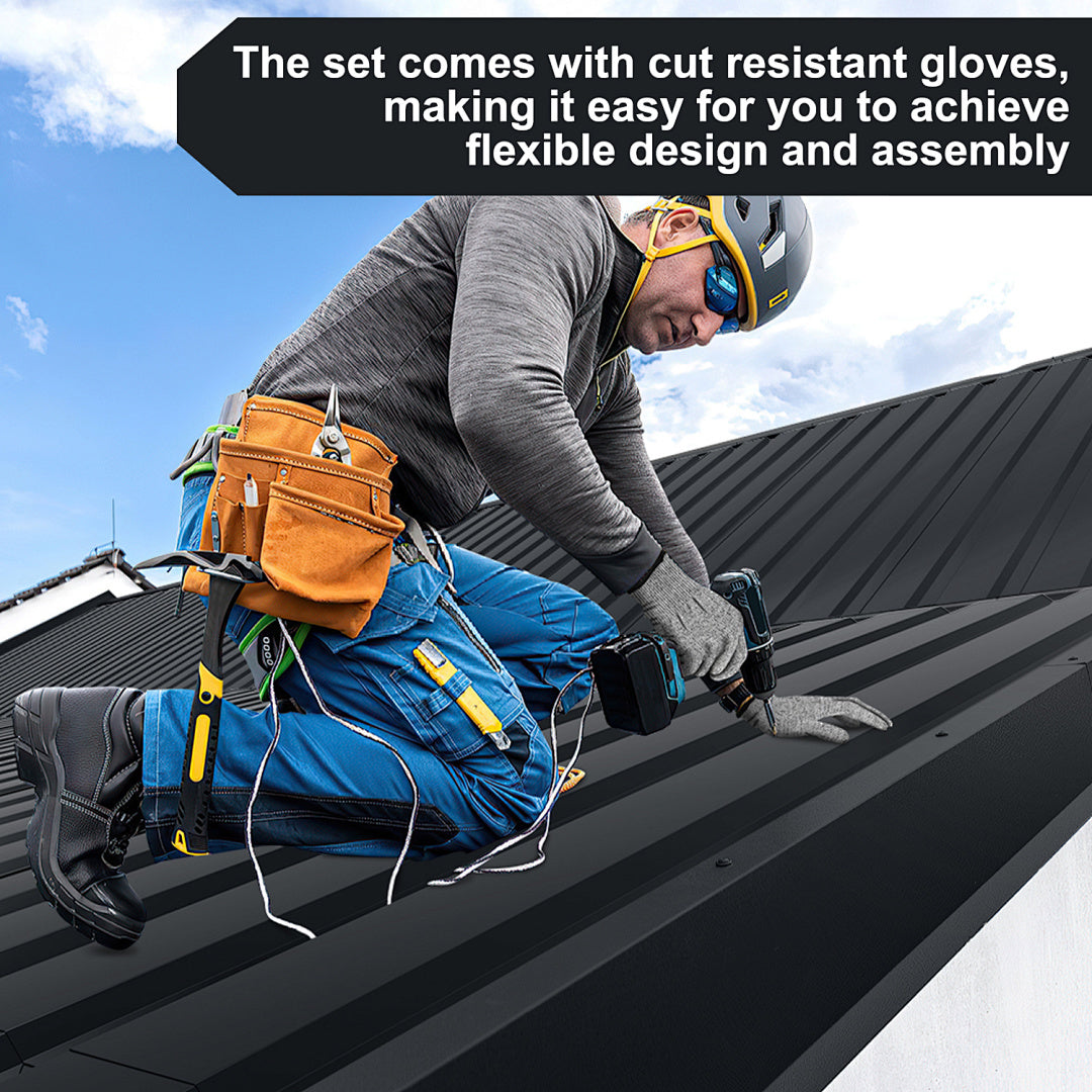 36pcs Roof panels, Trapezoidal Metal Sheet, 115 x 45 cm each,18 m² Roof Sheet for Roofing Sheets, Removable,Tool Sheds, Temporary, Garden Sheds