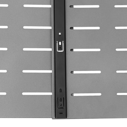 Keukenkast Organizer – Gootsteenkast Organizer – Kastorganizer – Lade Organizer – Uitschuifbare Lade – Metaal – Verstelbaar 32-52 cm – Draagkracht 15 kg – Grijs