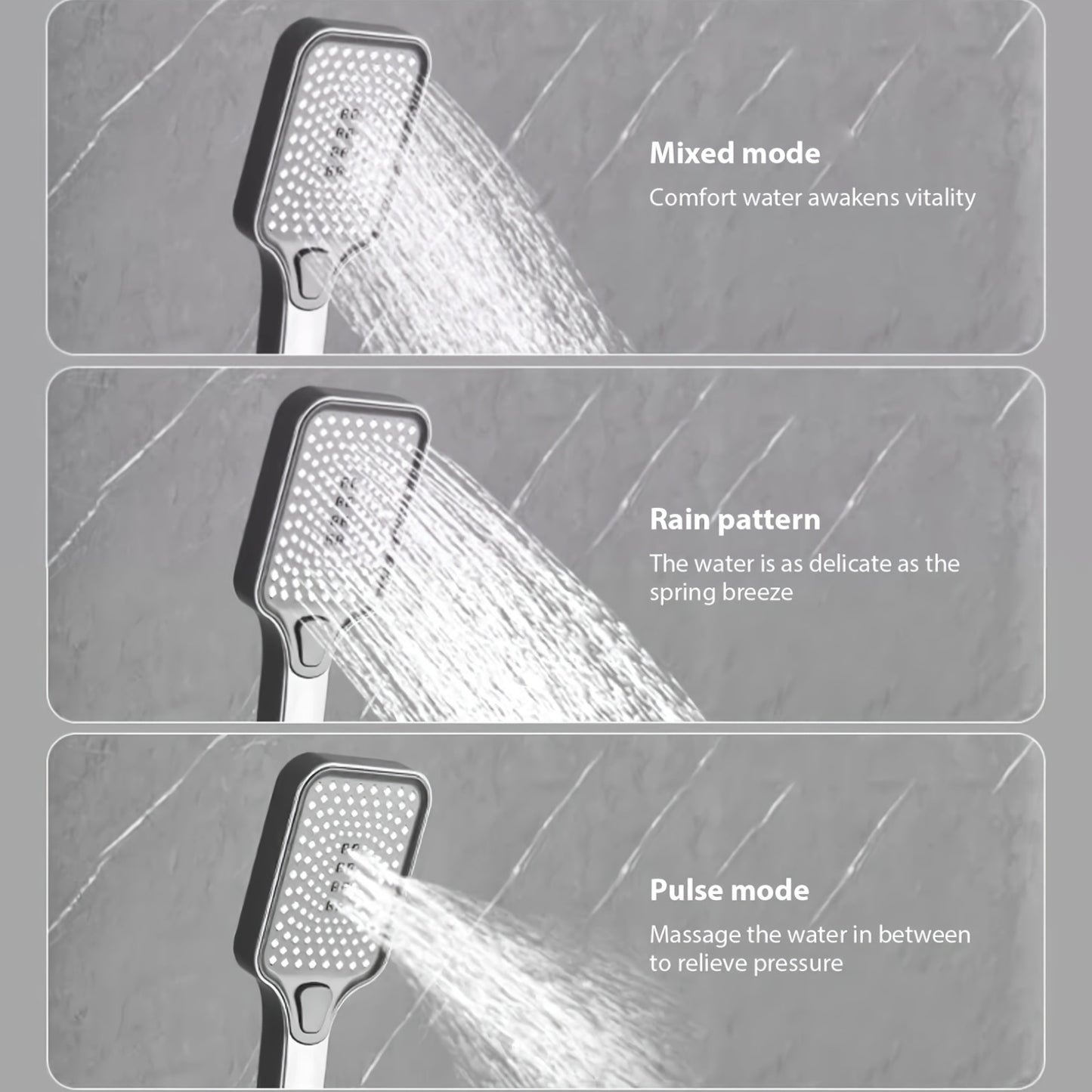 Douchesysteem – Regendouche – Douche Set – Handdouche – Watervaldouche – Koper – Digitaal Display – Ingebouwde Plank