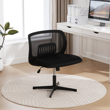 Bureaustoel – Office Chair – Leesstoel – Woonkamerstoel – Draaistoel – Fluwelen Bekleding – Schommelfunctie & Hoogteverstelbaar