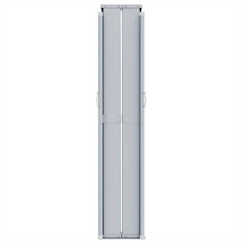Uitschuifbare Windscherm – Windscherm – Windschutzelement – Tuinscherm – Balkonbescherming – 100 Cm Uitgeschoven – Metalen Frame - Rood