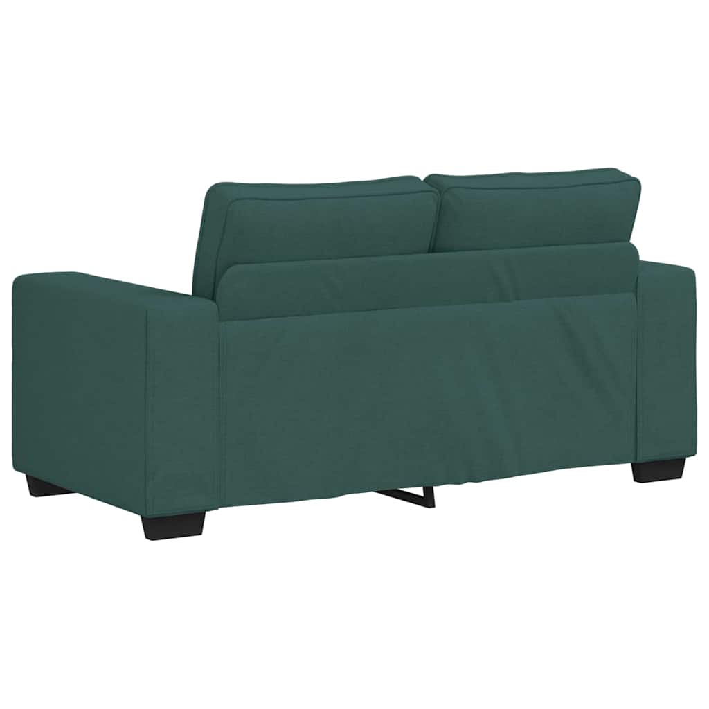 Bankenset – Sofa – Sitzbank – Lounge Zitset – Woonkamerbank – Polyester Bekleding – Stevig Metaal En Houten Frame – Comfortabele Zitting – Brede Armleuningen – Groen