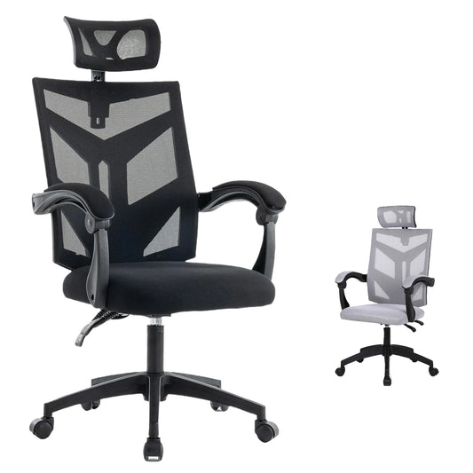 Gamingstoel – Gamestoel – Gaming Chair – Game Stoel – Bureaustoel – Ergonomisch Design – Uittrekbare Voetensteun – Zwart-Rood