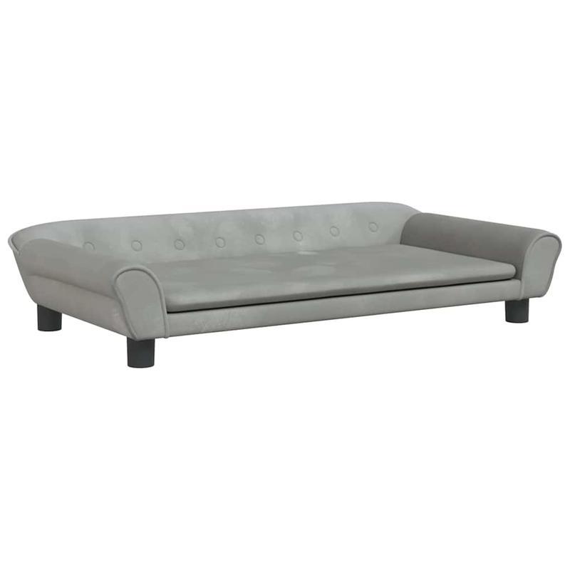 Light Gray Dog Bed 100x50x21cm Soft and Comfortable Suitable for Small and Medium Dogs Easy to Clean Breathable and Light Beige-Friendly