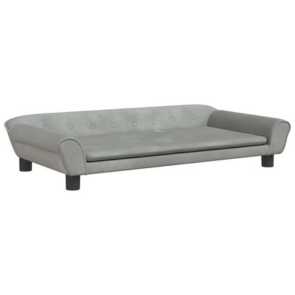 Light Gray Dog Bed 100x50x21cm Soft and Comfortable Suitable for Small and Medium Dogs Easy to Clean Breathable and Light Beige-Friendly