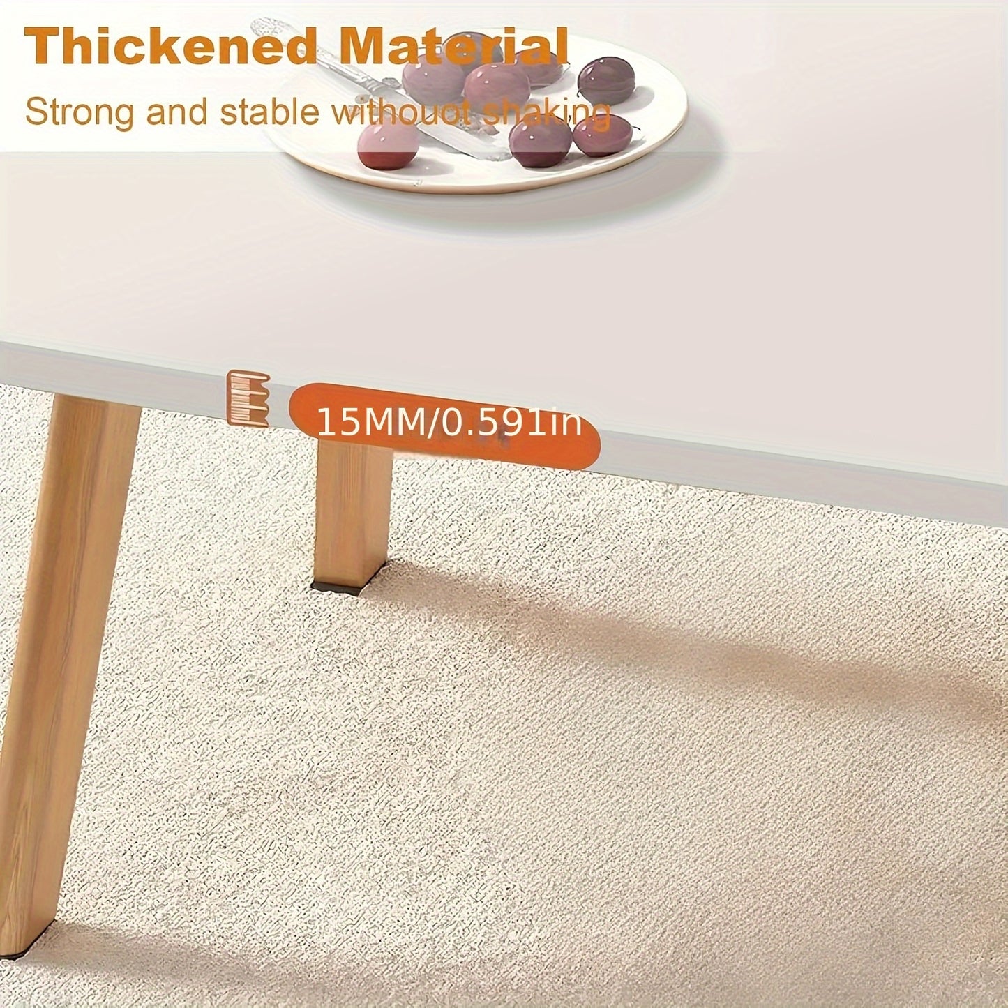 Opvouwbare Tafel – Klaptafel – Vouwtafel – Inklapbare Tafel – Koffietafel – Compact 80x50x44 cm – Stevige MDF Constructie – Ruimtebesparend Design