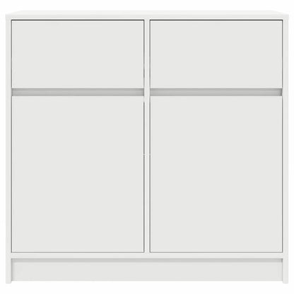 Sideboard with Drawer 80X34X76 Cm Particle Board White. Sideboards Provide Ample Storage Space to Keep Your Room Tidy And Organized, While Being Both Functional And Attractive.