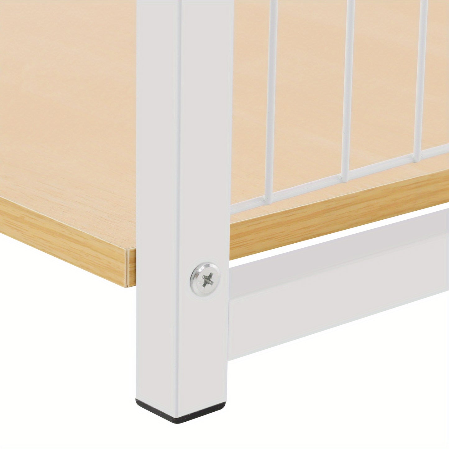 Modern Floor-Standing Bookshelf Double-Tier Storage Unit Multi-Functional Storage Cabinet Suitable for Dorms, Apartments, Classrooms, Offices, and More 35cm Shelf Spacing, Utility Racks