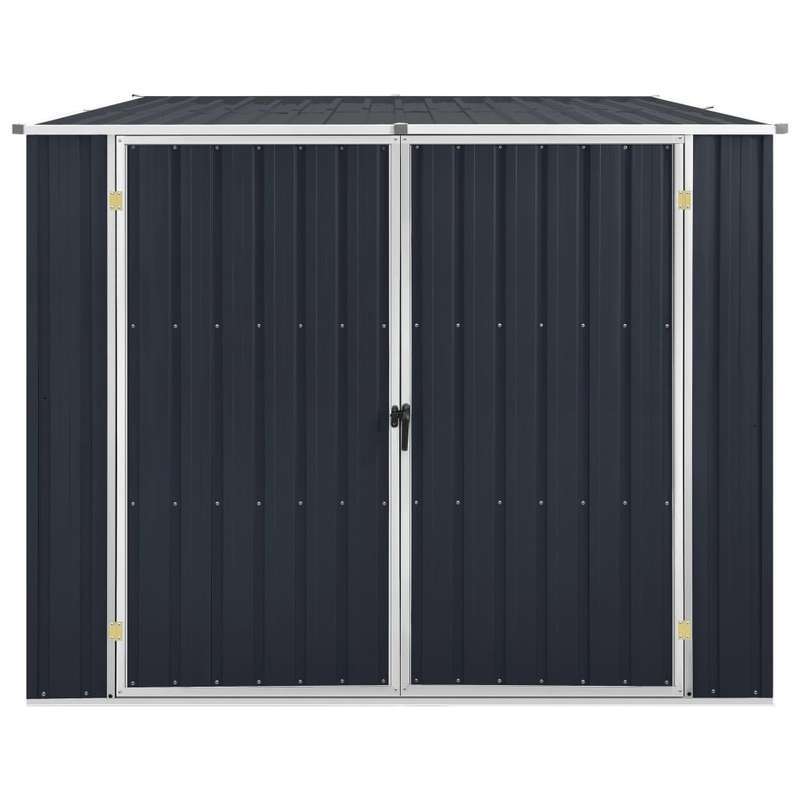 Tuinhuisje – Tuinschuur – Berging – Gereedschapsschuur – Tuinberging – Gegalvaniseerd Staal – Koperen Dak – 195x198x159 cm – Vergrendelbare Deuren – Ventilatiepanelen