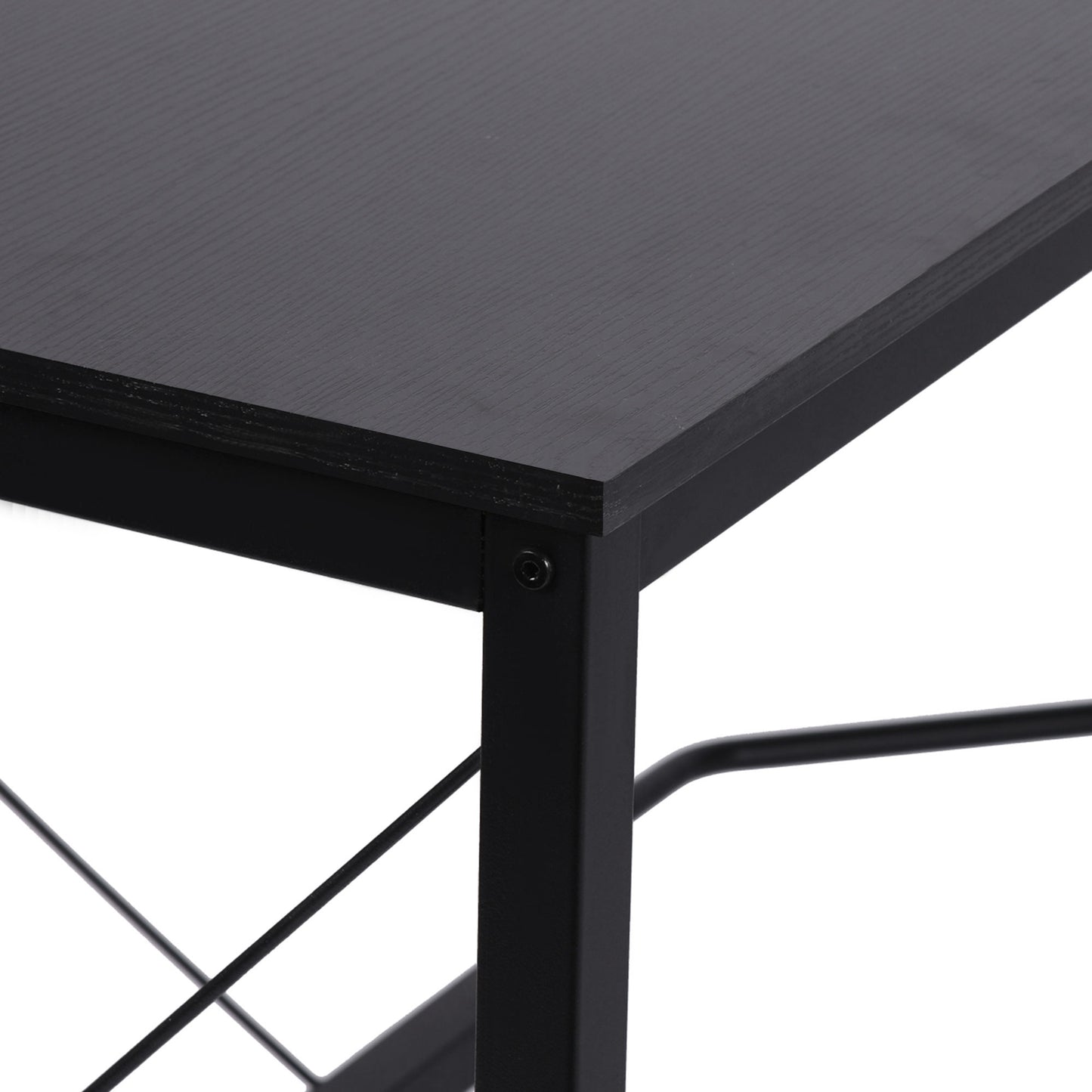 Hoekbureau – Computerbureau – Bureautafel – L-vormig Bureau – Werkplek Bureau – 150x150 cm – Gepoedercoat Stalen Frame – Waterafstotend Melamine MDF Tafelblad