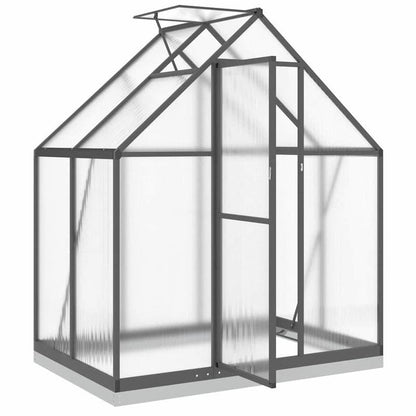 Kweekkas – Plantenkas – Serre – Tuinkas – Groentekas – Aluminium Frame – Antracieten Basis – 169x114x202 cm – Robuust & Weerbestendig