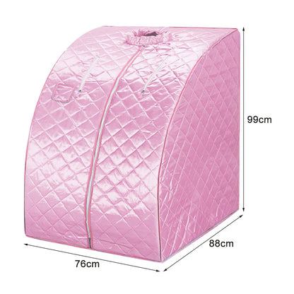 Stoomsauna – Draagbare Sauna – Sauna Tent – Stoomcabine – Mobiele Sauna – Compact & Inklapbaar – Gebruik Zonder Elektriciteit – Rosé