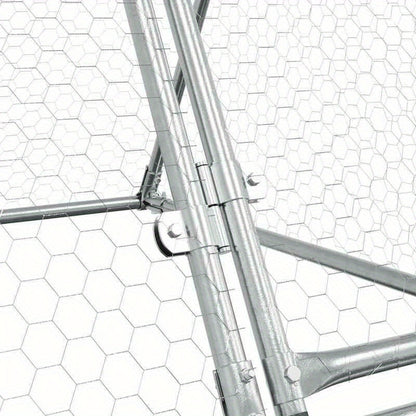 Konijnenkooi – Knaagdierkooi – Dierenkooi – Konijnenhok – Knaagdierenverblijf – Metaal – Groot 400x105x91 cm – Duurzaam Modern Design