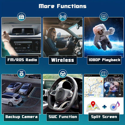 Autoradio Mazda 6 Rui Wing – Multimedia Systeem – Infotainmentsysteem – Touchscreen Radio – Car Stereo – Draadloos CarPlay & Android Auto – 9 Inch HD IPS Scherm – AHD Achteruitrijcamera & HiFi Audio