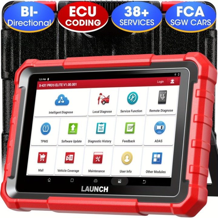 Autodiagnoseapparaat – Diagnose Tool – Auto Scanner – Foutcode Lezer – Reparatie Scanner – Dual-Channel Diagnose – 38+ Servicefuncties – ECU-Codering – CANFD & DoIP Ondersteuning