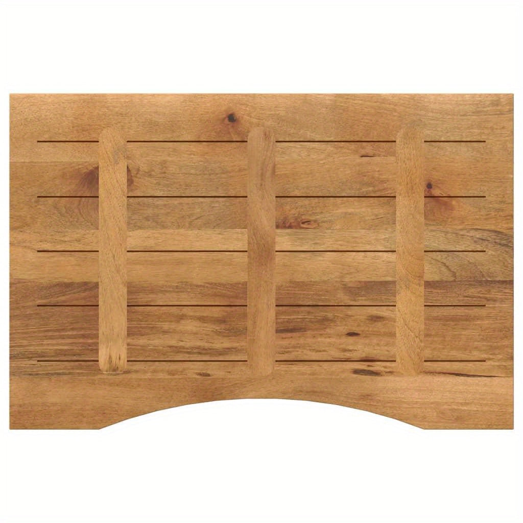 Mango Houten Bureaublad – Tafelblad – Werkblad – Plank – Blad – Massief Mango Hout – 100x50x2,5 cm – Met Groef – Geschikt Voor Badkamerorganisatie