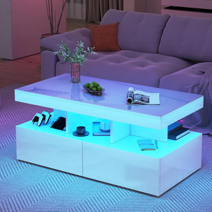 Verstelbaar Bed – Tweepersoonsbed – Opbergbed – Led Verlichting Bed – Bedframe Met Lattenbodem – Velours Hoofdeinde – Usb- en Type-C Poorten – 160x200 cm