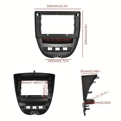 Android Autoradio – Autoradio, Navigatiesysteem, Multimedia, DAB Radio – 25,65 cm IPS Touchscreen – Android 13, Draadloos CarPlay & Android Auto