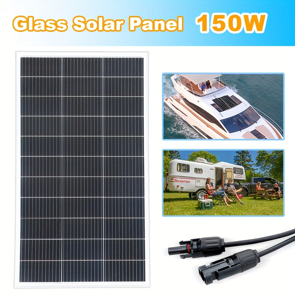 Zonnepaneel – Solar Panel – Zonnecellen – Zonne-energie – Monokristallijn Paneel – 150 Watt – Hoog Rendement – 12V/24V Compatibel