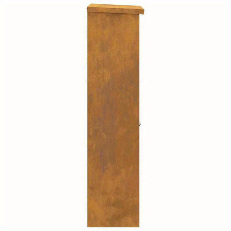 Pakketbox – Pakketbrievenbus – Parcelsafe – Bezorgbox – Postbox – Grote Capaciteit – Weerbestendig Staal – Vergrendelbare Deur – Met Brievenbusopening – 44,5x29x110,5 cm – Roestvrij