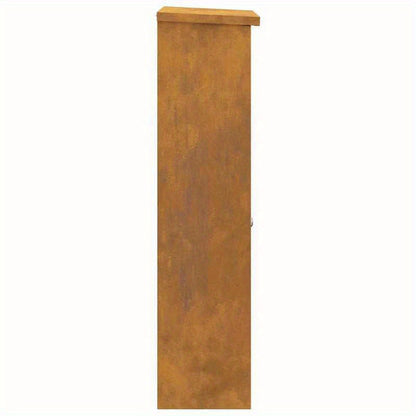 Pakketbox – Pakketbrievenbus – Parcelsafe – Bezorgbox – Postbox – Grote Capaciteit – Weerbestendig Staal – Vergrendelbare Deur – Met Brievenbusopening – 44,5x29x110,5 cm – Roestvrij