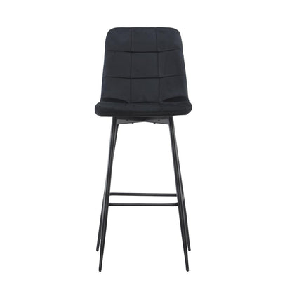 Velvet Fauteuils – Fluwelen Stoelen – Lounge Fauteuils – Zachte Relaxstoelen – Set Van 2 – Polyester Velvet Bekleding – Zwart Houten Frame