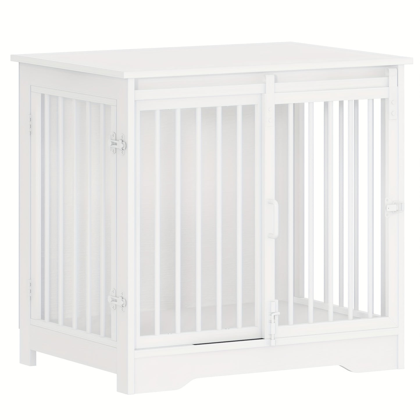 Hondenbench – Hondenkooi – Hondenhok – Bench – Hondenbox – Modern Design – 2 Schuifdeuren Met Slot – 65x110x81 cm – Geschikt Voor Grote Honden Tot 100 kg