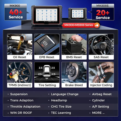 Autoscanner – Autodiagnoseapparaat – Diagnose Tool – Foutcode Uitlezer – Wi-Fi Verbonden – 20,32 Cm Touchscreen – 3000+ Tests