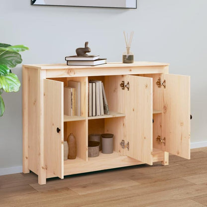 Modern Light Wooden Sideboard with 3 Drawers & 2 Doors - 100x35x74cm, Minimalist Design, Removable Storage, Perfect for Living Room or Bedroom, Bedroom Storage Furniture, Sleek Furniture, Natural Wood Finish