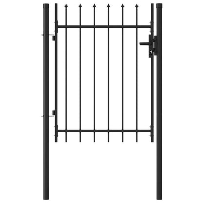Tuinpoort – Tuindeur – Schuttingdeur – Metalen Poort – Poortframe – Stabiele Metaalconstructie – 100x120 cm – Eenvoudige Montage Met Voorgeboorde Gaten
