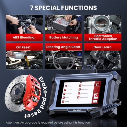 OBD2 Scanner – Auto Diagnosetool – Foutcode Uitlezer – Diagnose Scanner – Auto Scanner – 9 Resetfuncties – Wi-Fi Met Gratis Updates