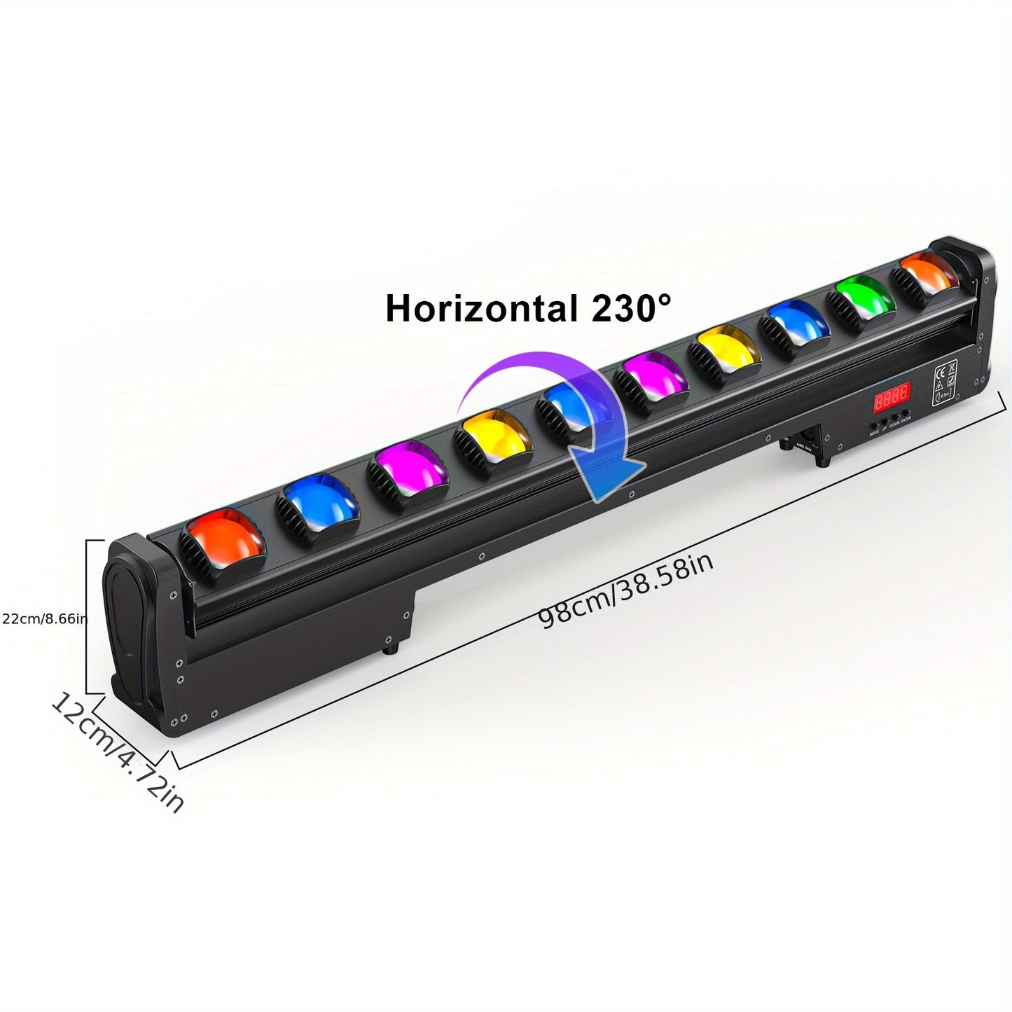 Moving Head Verlichting – Podiumlamp – Disco Licht – DJ Verlichting – RGBW Spot – 250W Hoogvermogen – Duurzame Aluminium Behuizing