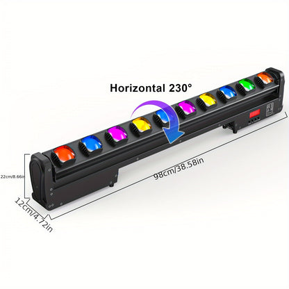 Moving Head Verlichting – Podiumlamp – Disco Licht – DJ Verlichting – RGBW Spot – 250W Hoogvermogen – Duurzame Aluminium Behuizing