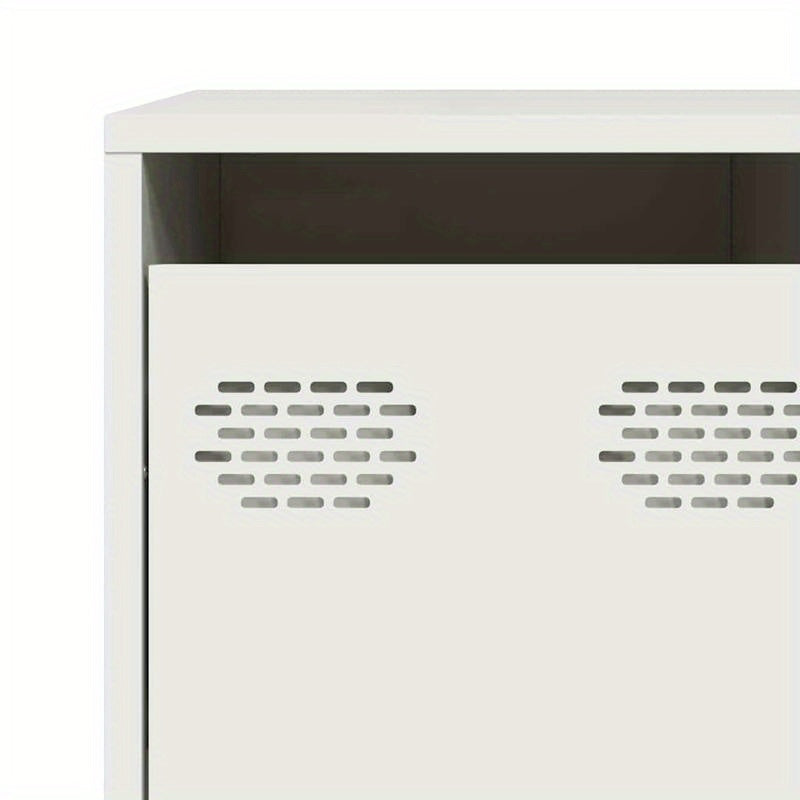 Dressoir – Sideboard – Opbergkast – Ladekast – Commode – Modern – Metaal – 12 Lades – Koudgewalst Staal – 135x39x103,5 cm