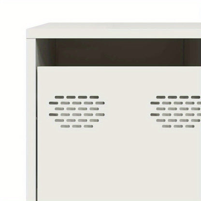 Dressoir – Sideboard – Opbergkast – Ladekast – Commode – Modern – Metaal – 12 Lades – Koudgewalst Staal – 135x39x103,5 cm