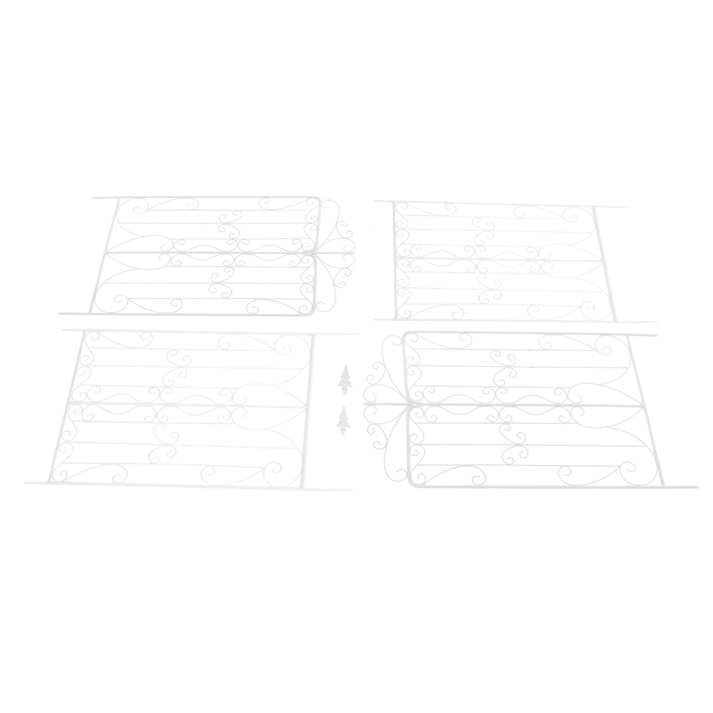 Garden Trellises, Iron Garden Trellis, 2pcs Trellises