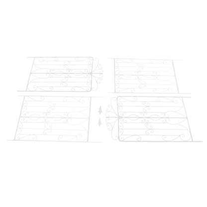 Garden Trellises, Iron Garden Trellis, 2pcs Trellises