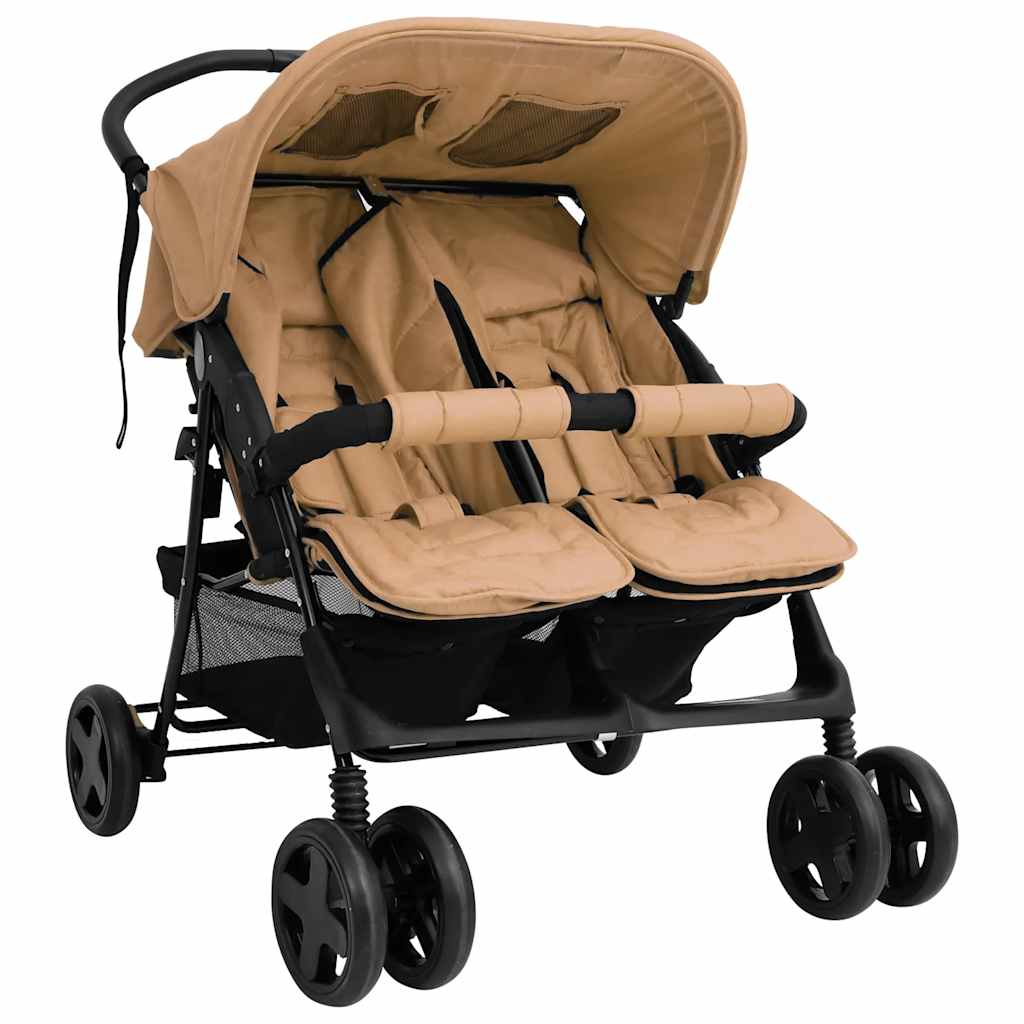 Vidaxl Twin Stroller Twin Strollers Stroller